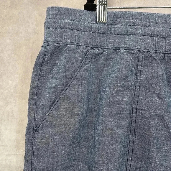BCG Plus Lifestyle Cuff Chambray Medieval Blue Shorts Size 3X NWT - Picture 4 of 7